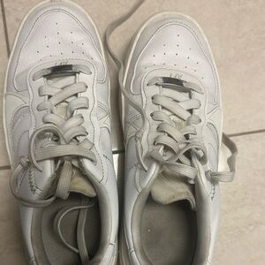 Classic White Leather Sneakers